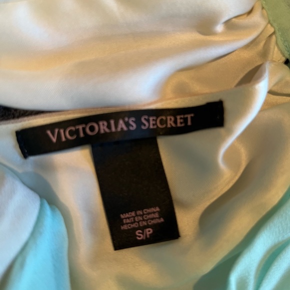 Victoria’s Secret - Seafoam Green/Peach/Cream Halter Dress With Belt, Size Small - Picture 7 of 8